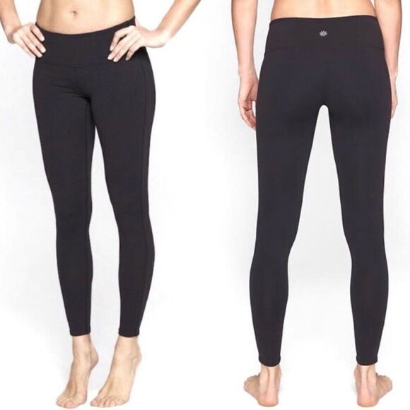 Athleta Black Revelation Tight Legging size Large - Picture 1 of 9